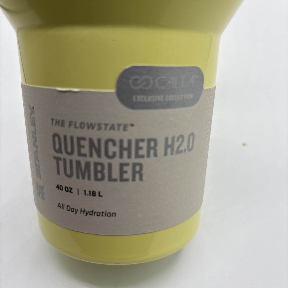 Stanley‎ X CALIA 30 oz. Quencher H2.0 FlowState Tumbler Pale Green-EXCLUSIVE New - Picture 3 of 6